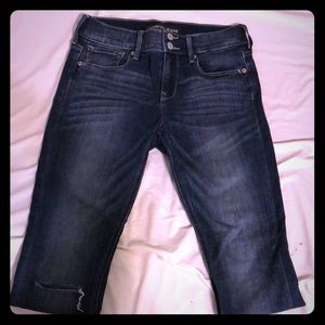 Express mid-rise, cropped legging jeans